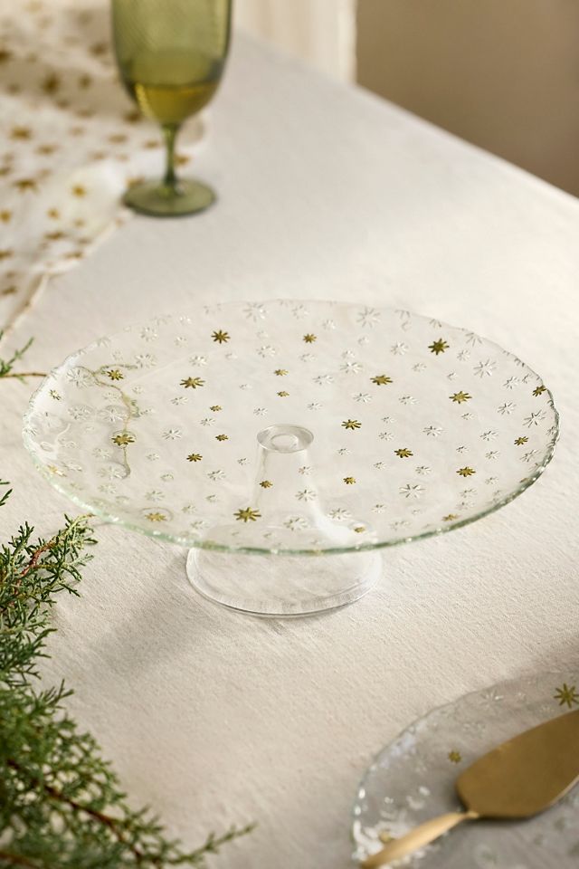 Starry Glass Cake Stand #2
