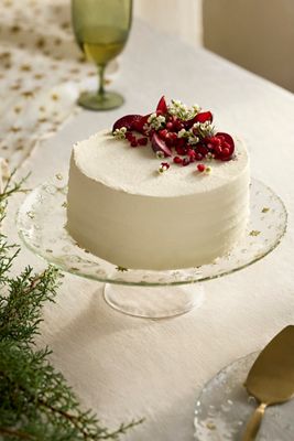 Terrain Starry Glass Cake Stand