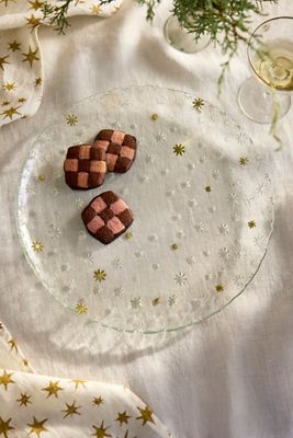 Starry Glass Serving Platter