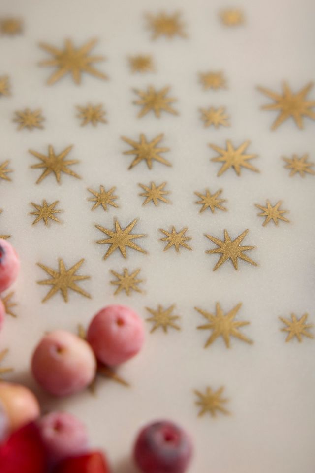 Starry Marble + Brass Serving Board, Round #1