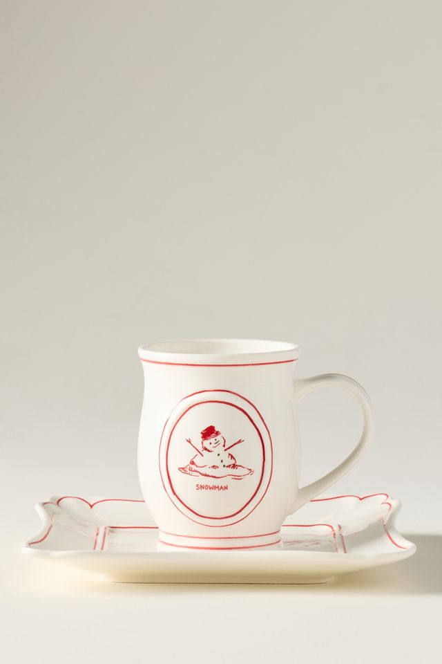 Molly Hatch Stoneware Holiday Mug #3