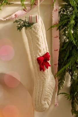 Terrain Holiday Icon Knitted Wool Stocking