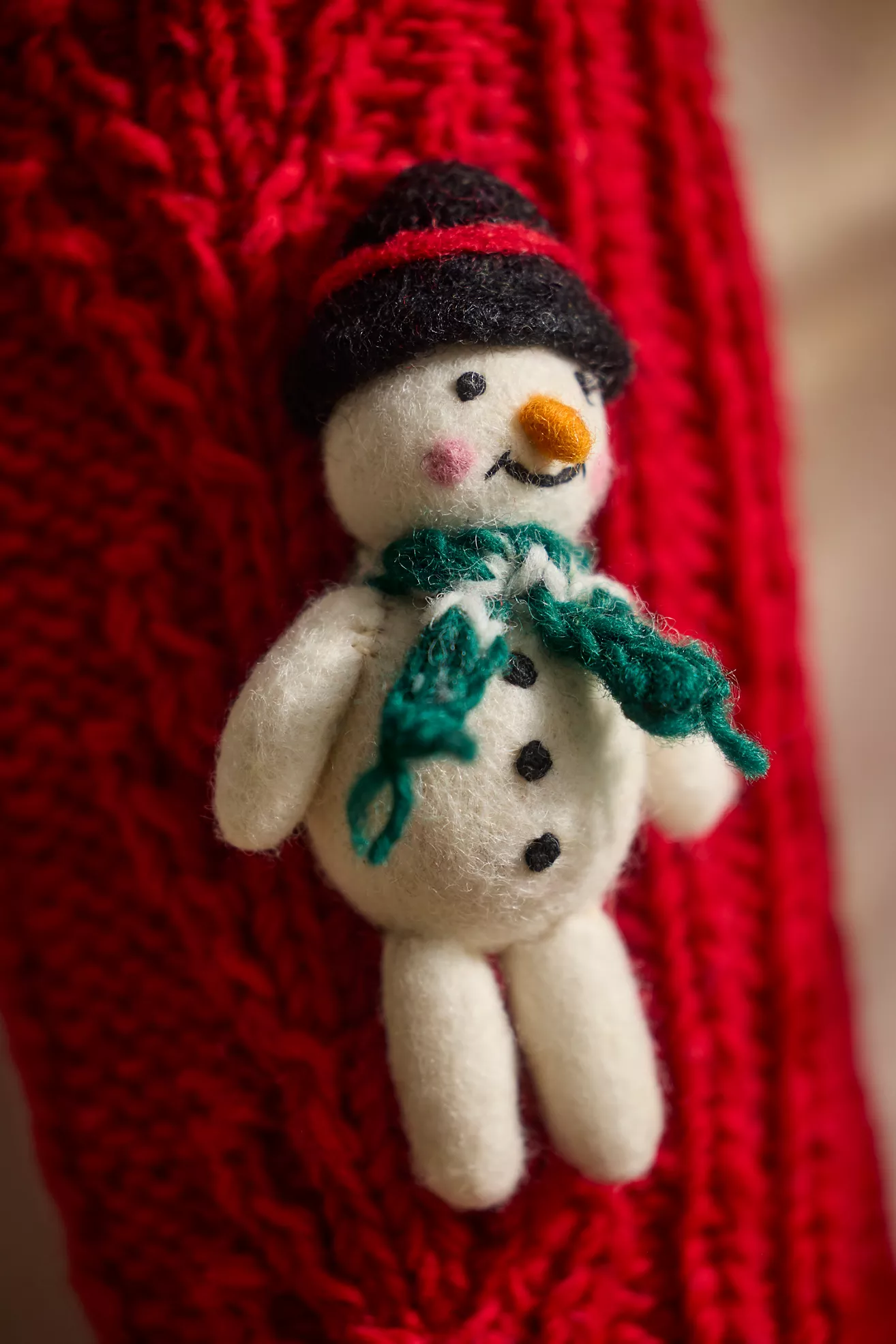 Terrain Felt Critter Knitted Wool Stocking - thumbnail 6