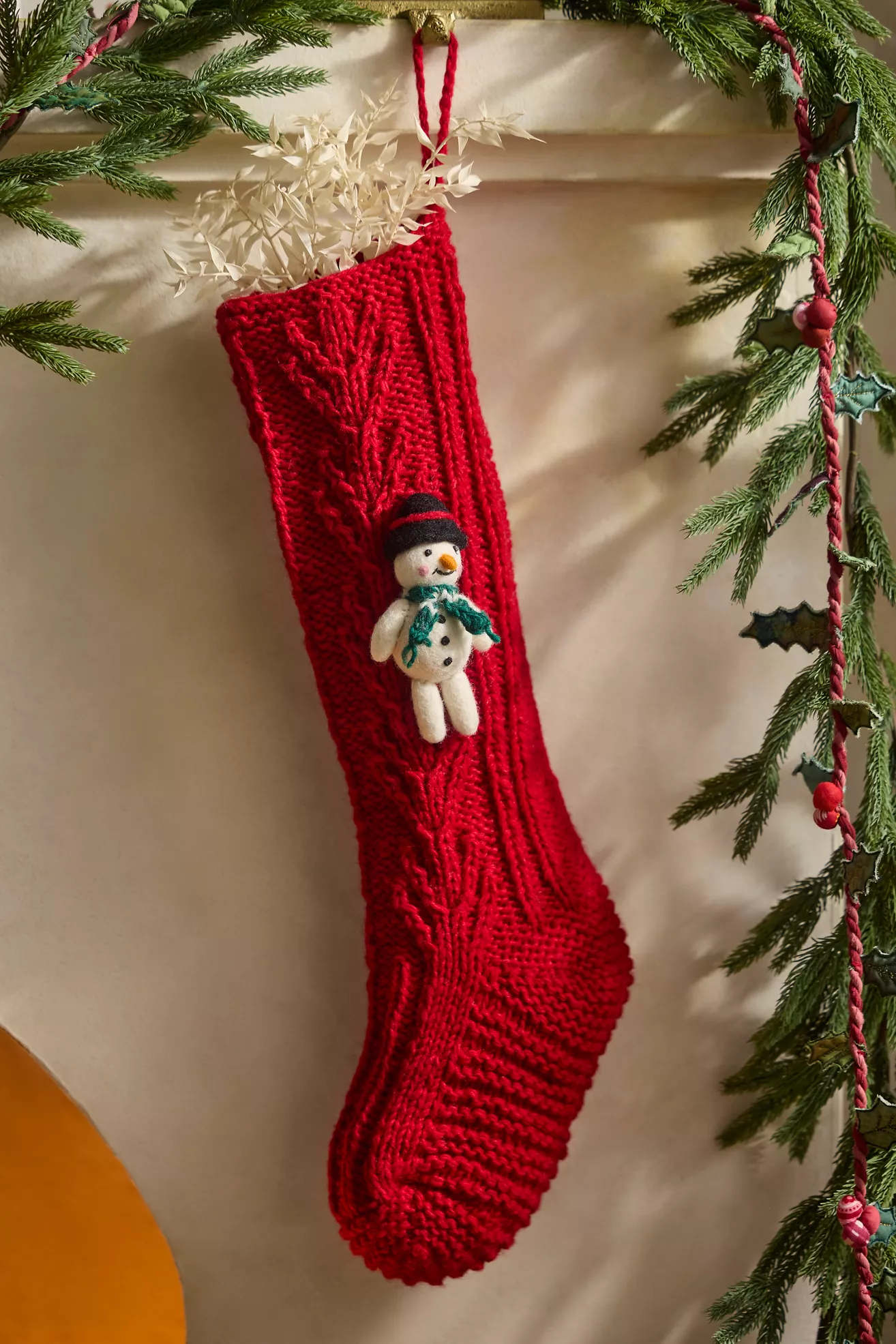 Terrain Felt Critter Knitted Wool Stocking - thumbnail 5
