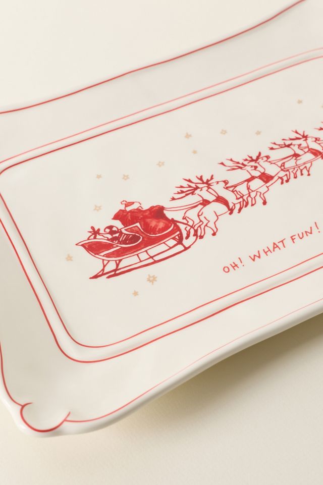 Molly Hatch Stoneware Holiday Platter #2