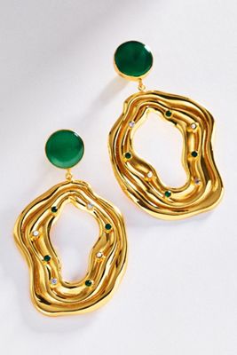 Bohème by Véro Dune Encrusted Drop Earrings