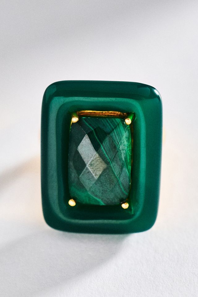 Bohème by Véro Amazonia Square Ring #1