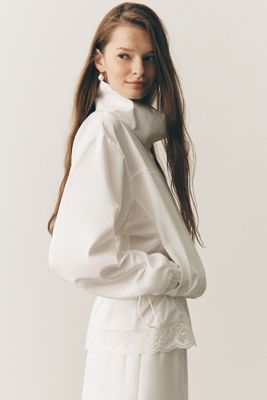 Mare Mare Lace-Trim Windbreaker