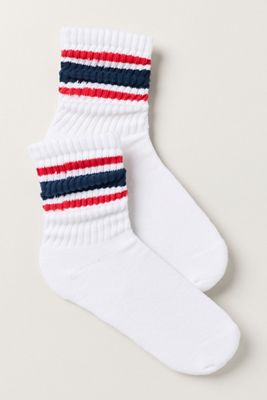 American Trench Striped Crew Socks