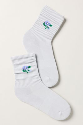 American Trench Flower Icon Crew Socks
