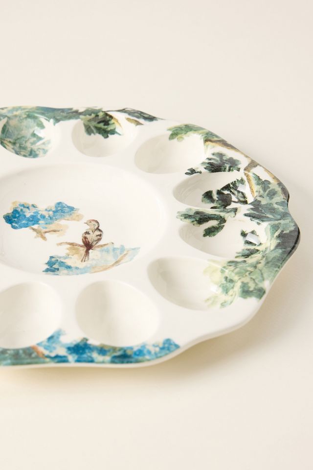 Judarn Stoneware Deviled Egg Platter #2