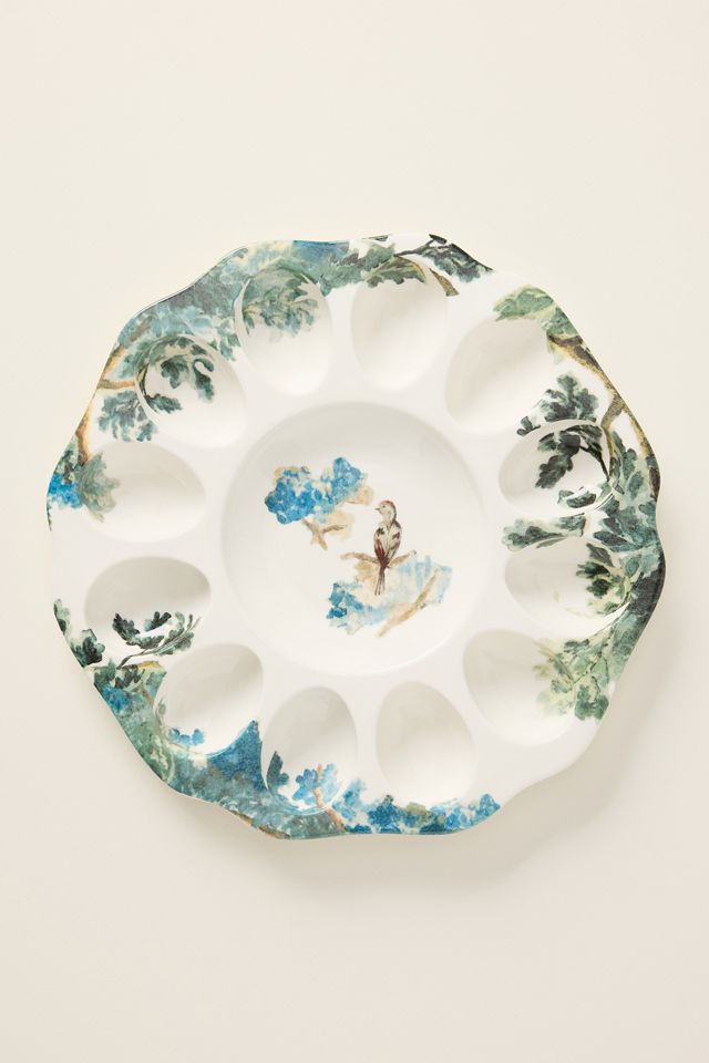 Judarn Stoneware Deviled Egg Platter #1