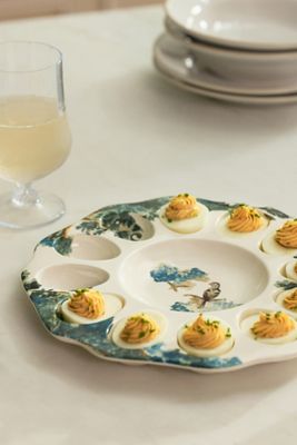Judarn Stoneware Deviled Egg Platter