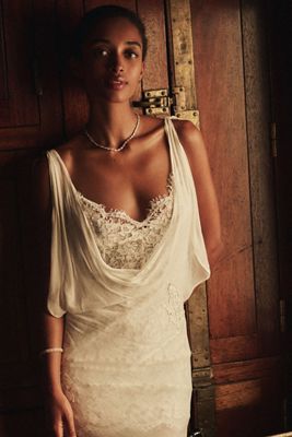 De La Vali x Anthropologie Weddings Emerald Maxi Dress
