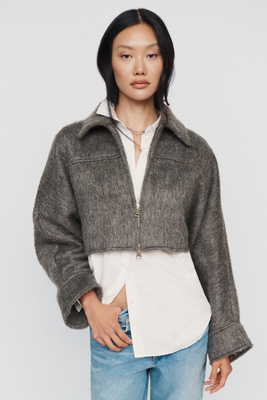 By Anthropologie Wool Blend Cropped Sweater by Anthropologie