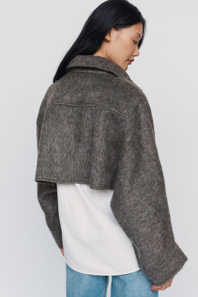 By Anthropologie Wool Blend Cropped Sweater #3