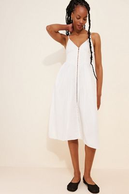 Cedar Poplin Midi Dress