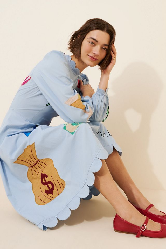 Stella Nova Handcrafted Circus Midi Dress #2