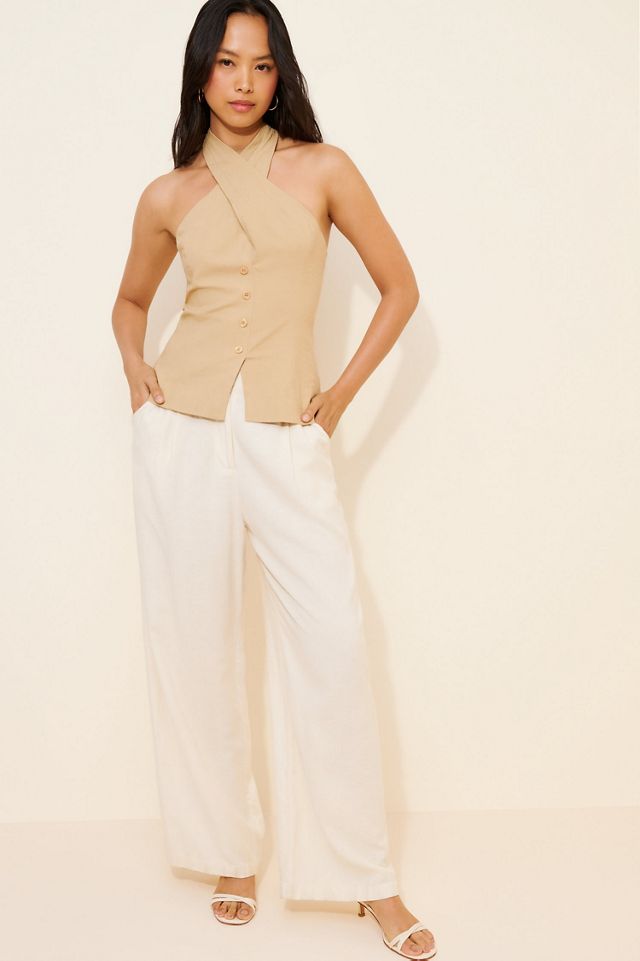 ASTR the Label Yaritza Halter Vest #2