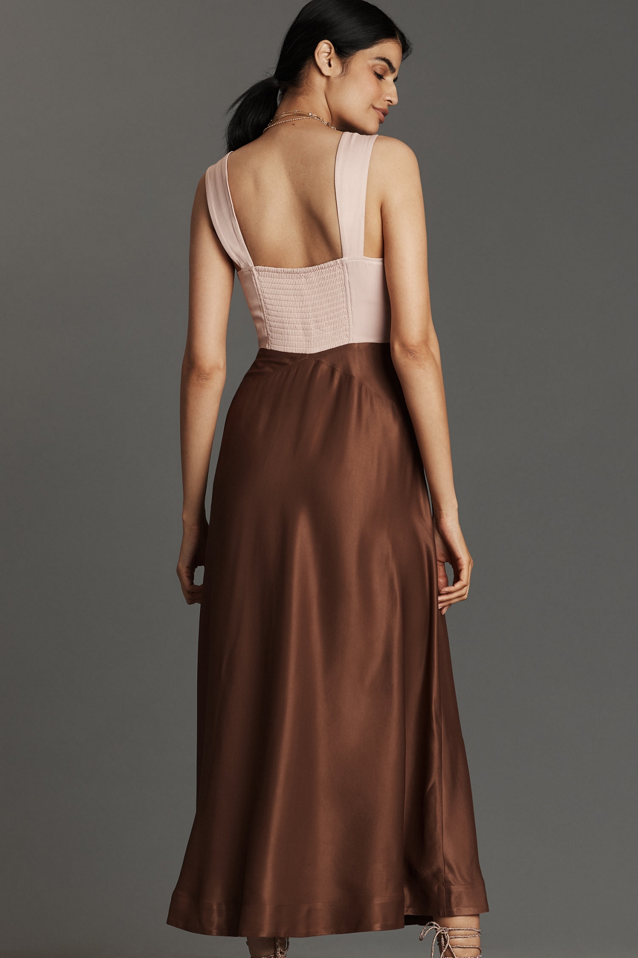 Maeve The Jocelyn Sleeveless Slip Midi Dress