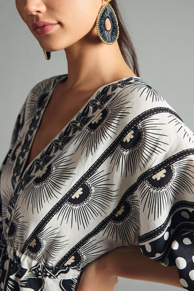 FARM Rio Printed Puff Sleeve Mini Dress #2