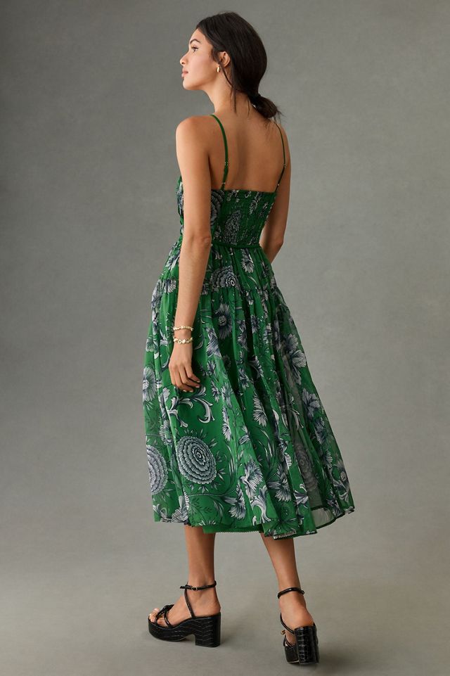 V-Neck Halter Printed Dress #2