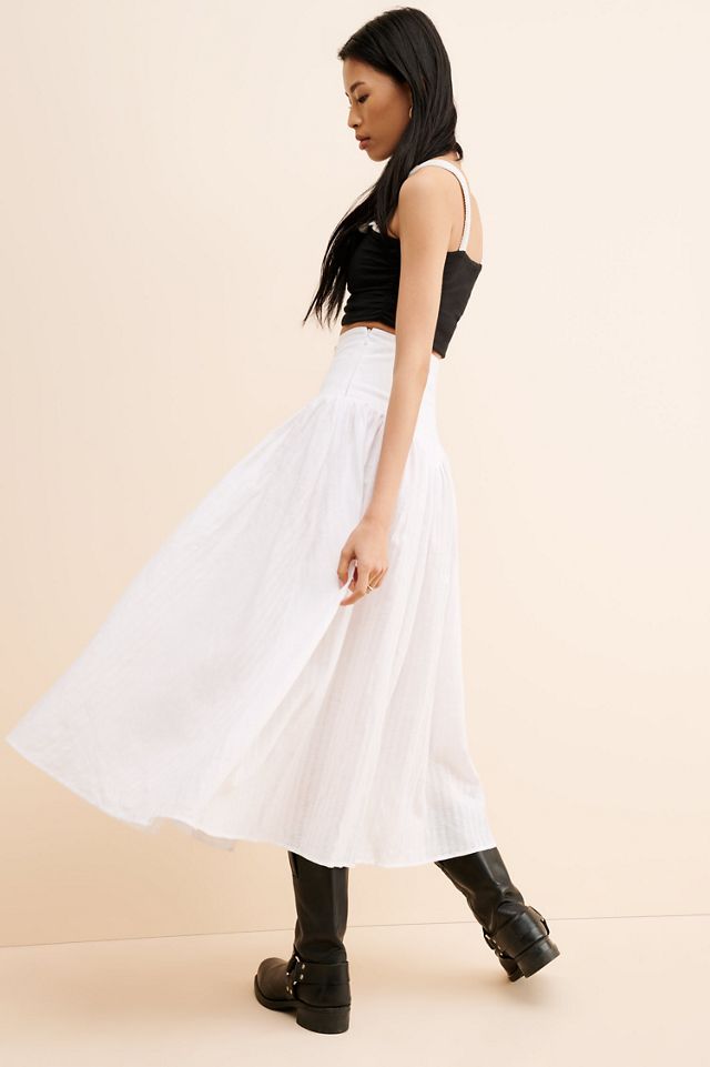 OhSevenDays Dani Midi Skirt | Anthropologie