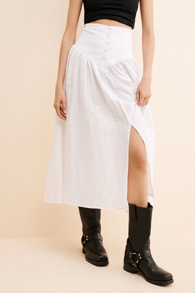 OhSevenDays Dani Midi Skirt | Anthropologie