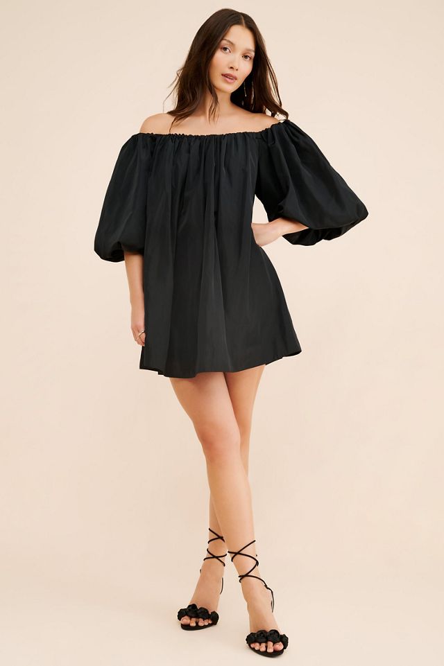 Mare Mare Puff-Sleeve Off-The-Shoulder Mini Dress #2