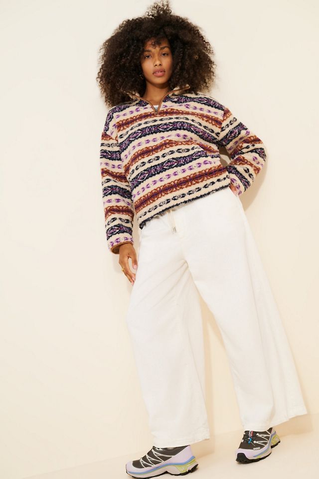 RD Style Jack Half-Zip Sherpa | Anthropologie