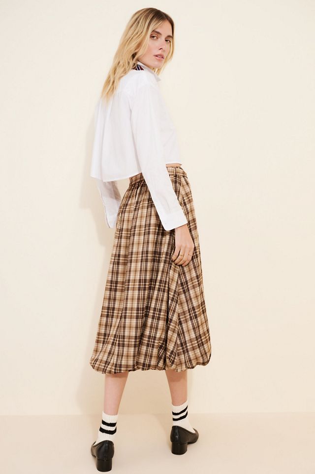 The Frolic Gina Bubble Hem Midi Skirt #1