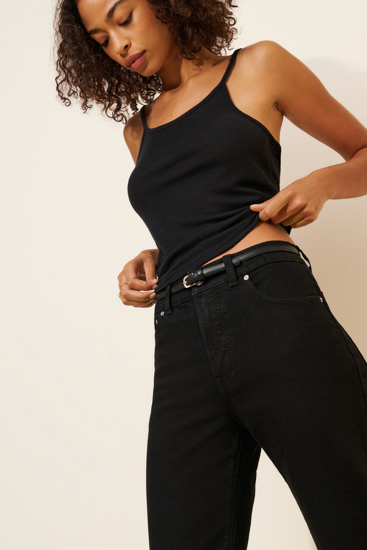 Madewell Longline Straight-Leg Jeans