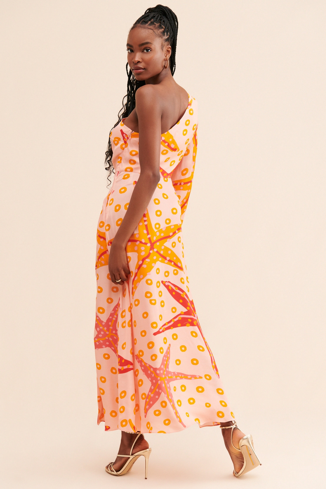 FARM Rio One-Shoulder Starfish Dress