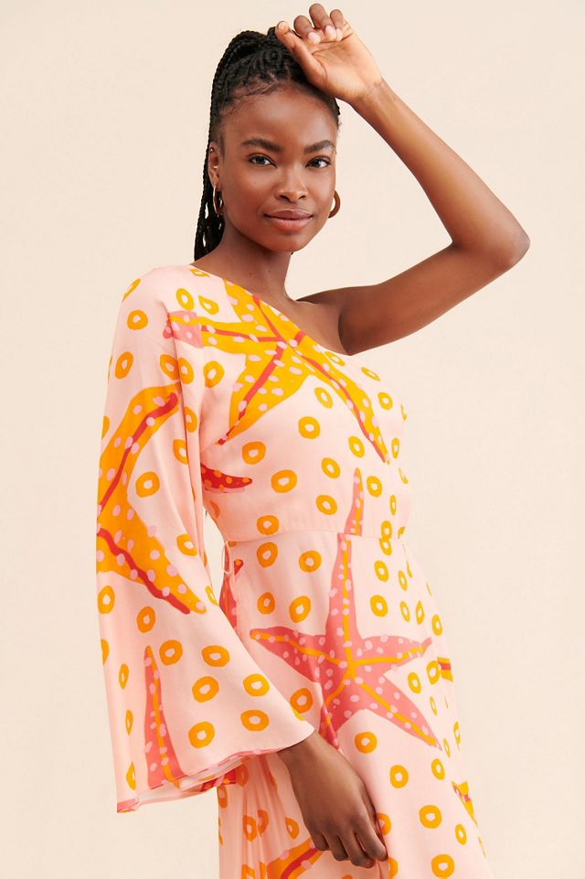 FARM Rio One-Shoulder Starfish Dress #2