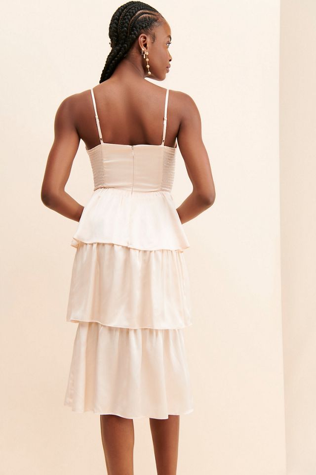 Amanda Uprichard Rosalia Tiered Dress #1