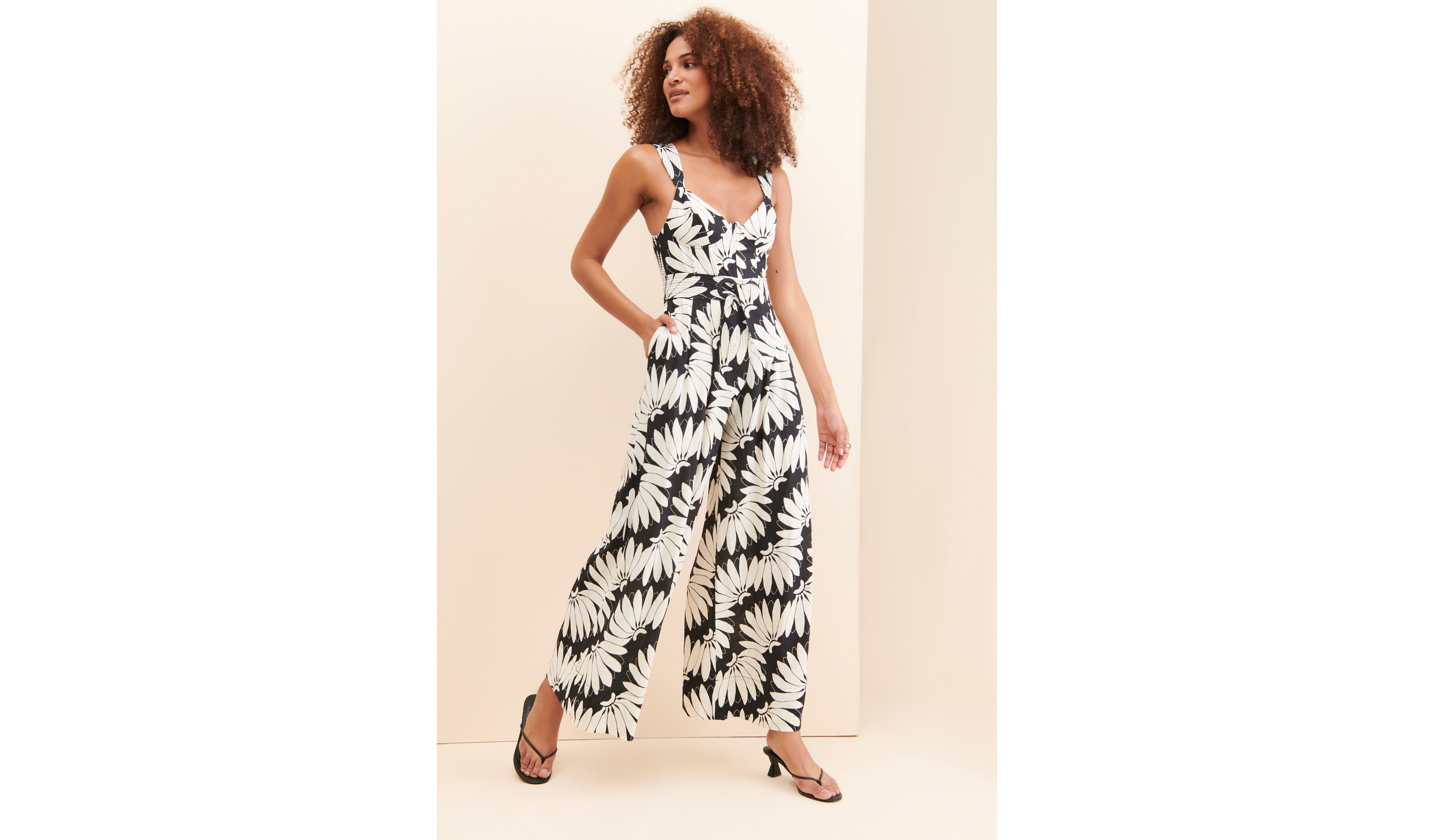 FARM Rio Copacabana Wide-Leg Jumpsuit