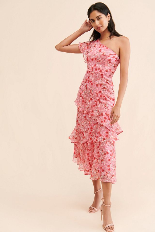 ASTR the Label Victoriana One-Shoulder Dress #3