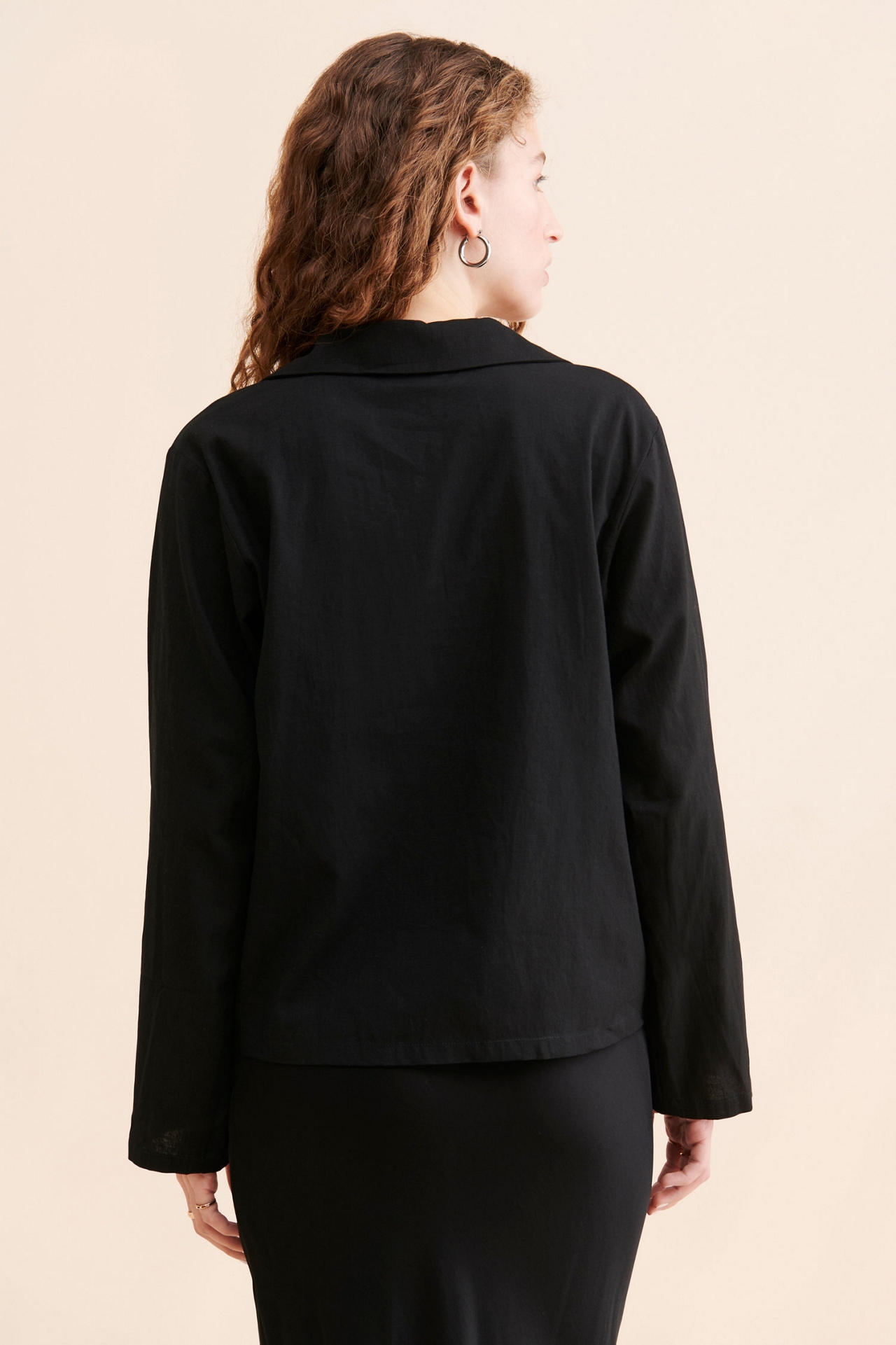 FRENCHMAUVE Juno Tie Front Shirt