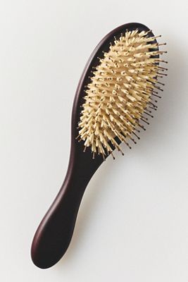 By Anthropologie Naturals Collection Dark Wood Boar Bristle Brush