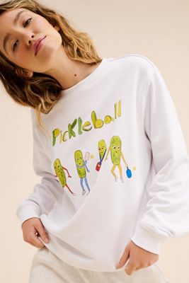 Unfortunate Portrait Pickleball Crewneck Sweatshirt