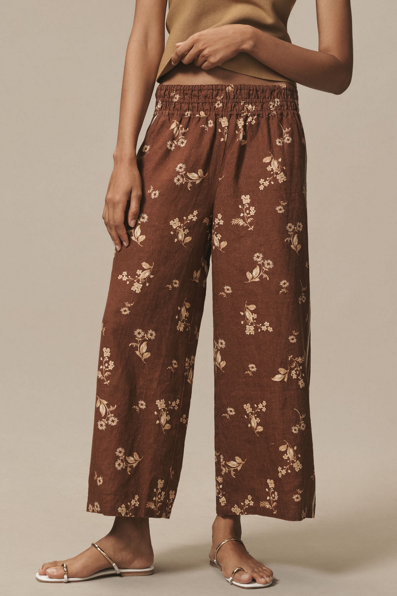 The Somerset Pull-on Pants: Printed Linen Edition