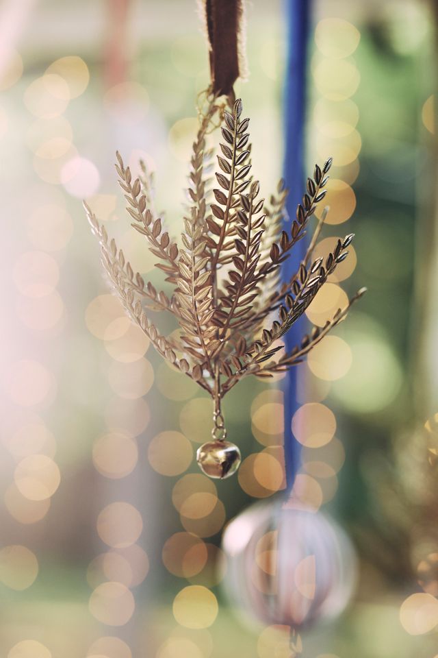 Botanicals + Bells Iron Ornament #6
