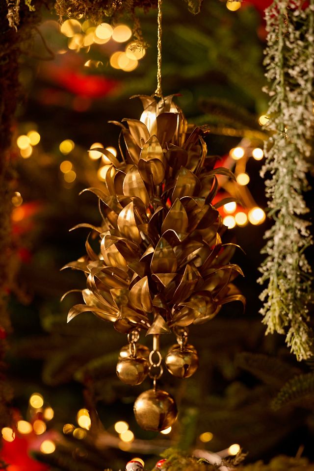 Botanicals + Bells Iron Ornament #3