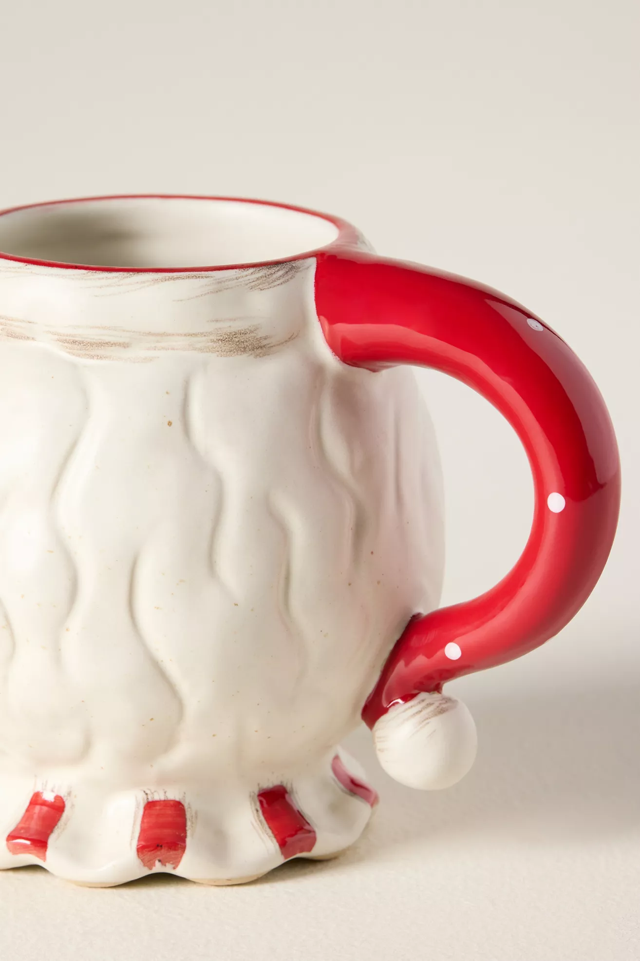 Figural Stoneware Holiday Mug - thumbnail 4