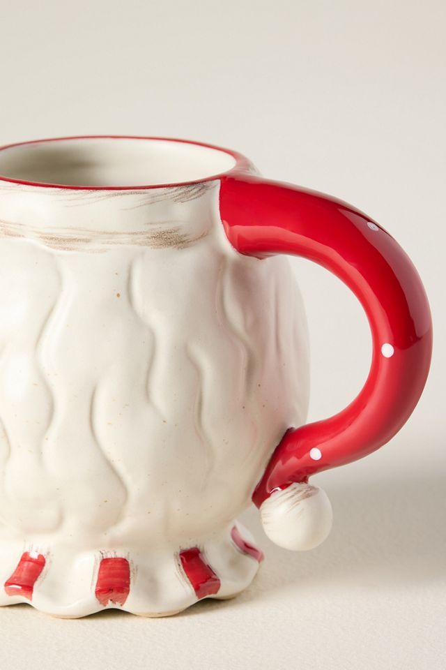 Figural Stoneware Holiday Mug #3