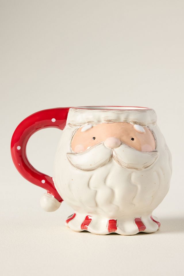 Figural Stoneware Holiday Mug #2