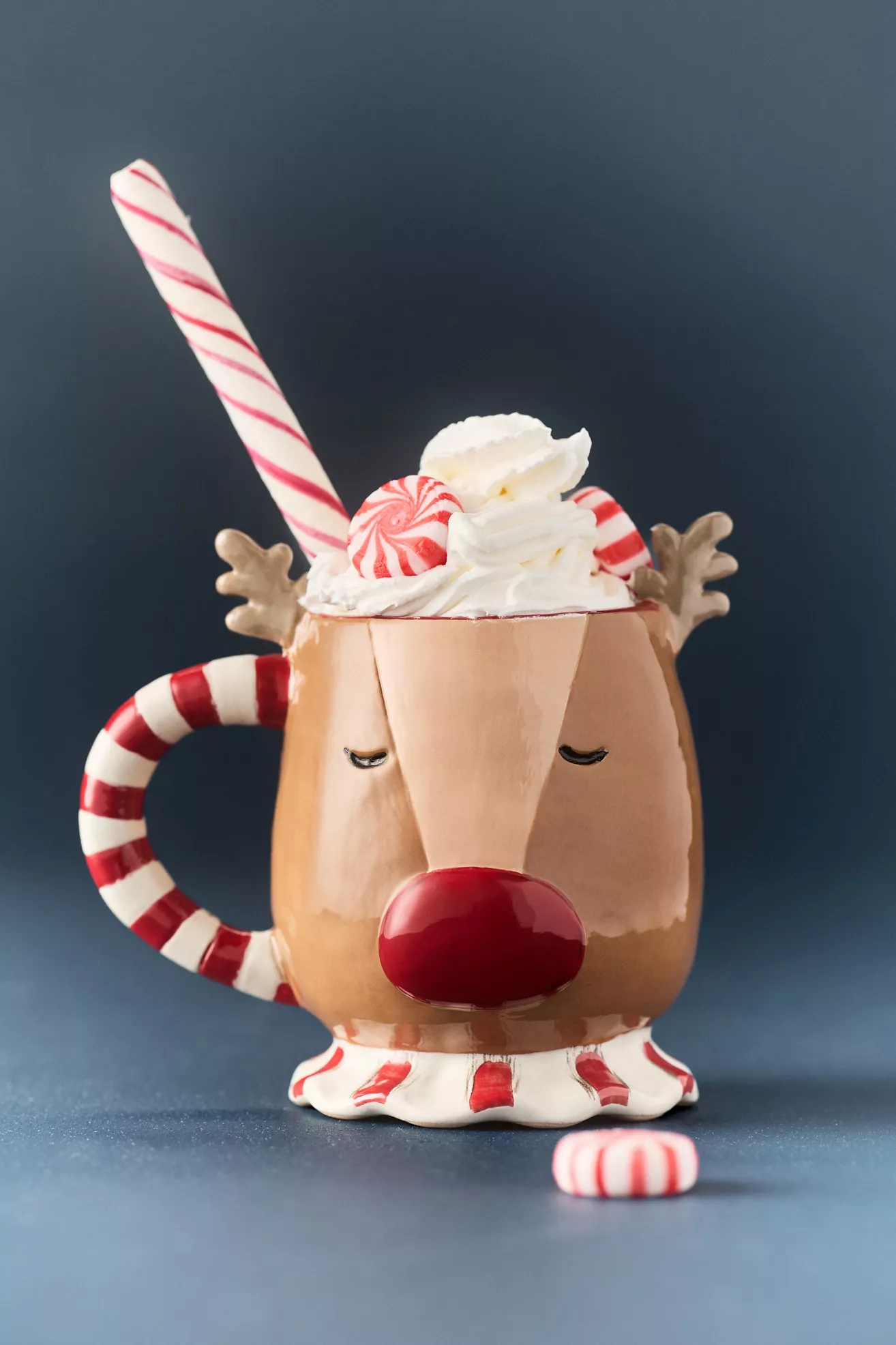 Figural Stoneware Holiday Mug - thumbnail 5