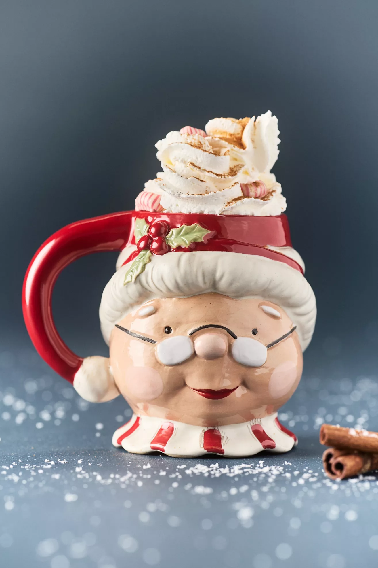 Figural Stoneware Holiday Mug - thumbnail 10