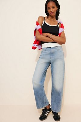 DL1961 Karmine Refined High-Rise Wide-Leg Jeans