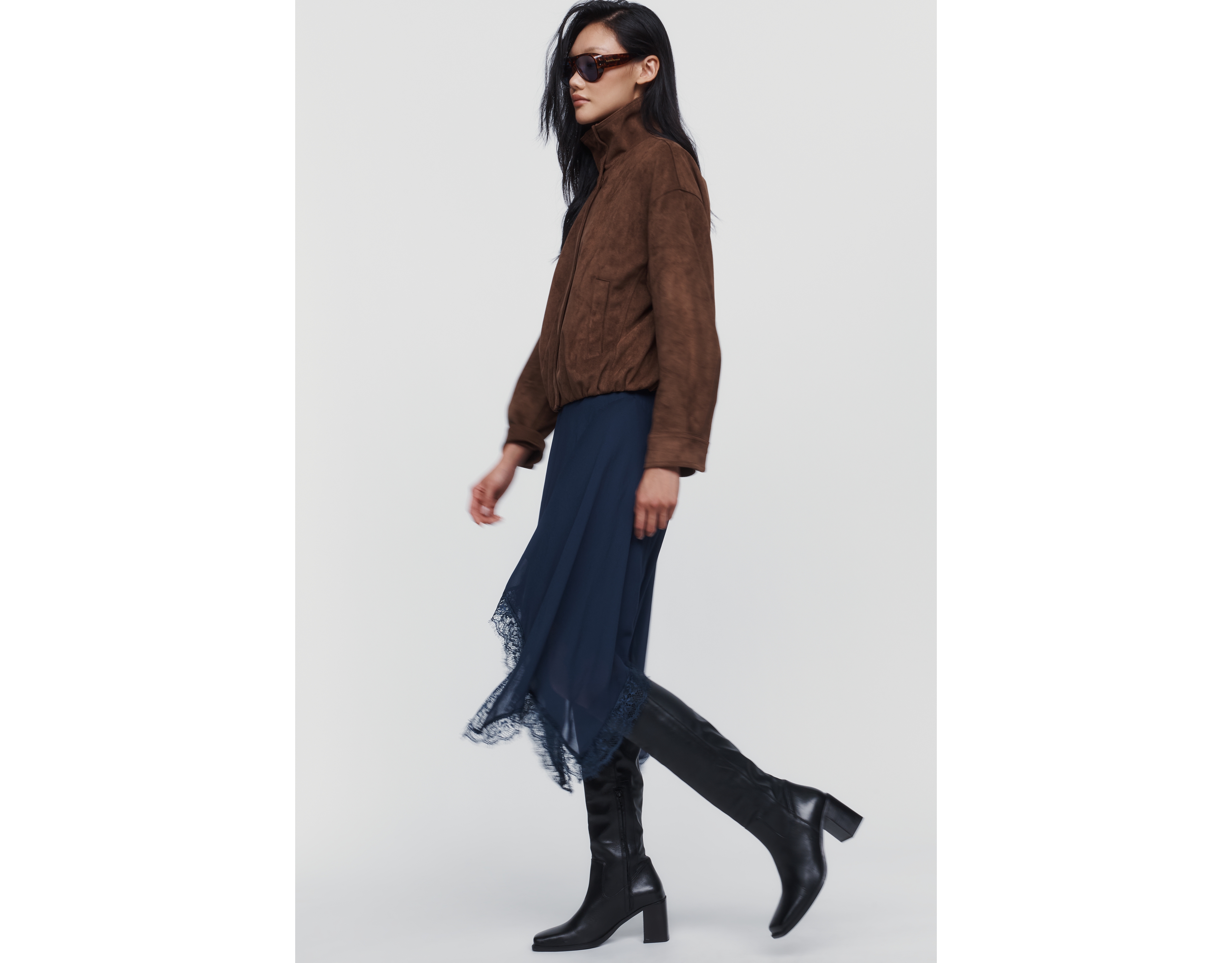 Bronx New Corfu Tall Block Heel Boots